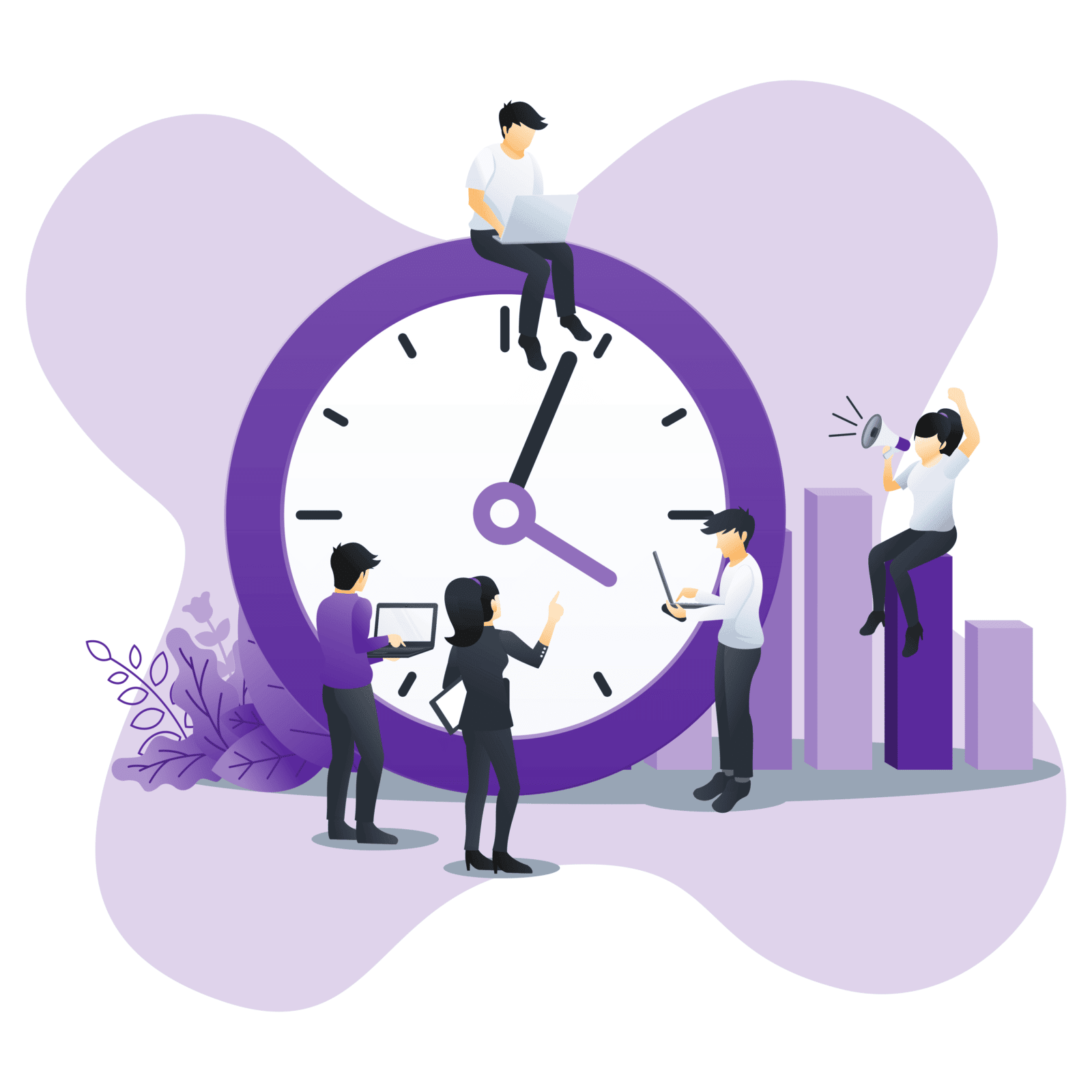 —Pngtree—time management concept with characters_5335951